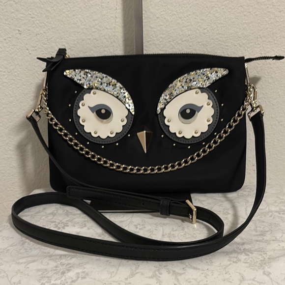 kate spade Handbags - Kate Spade Novelty Owl Design Nylon Crossbody Bag